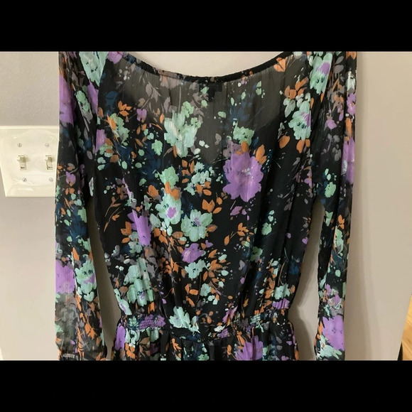 Jessica Simpson Low Waist Floral Dress M - Picture 10 of 14